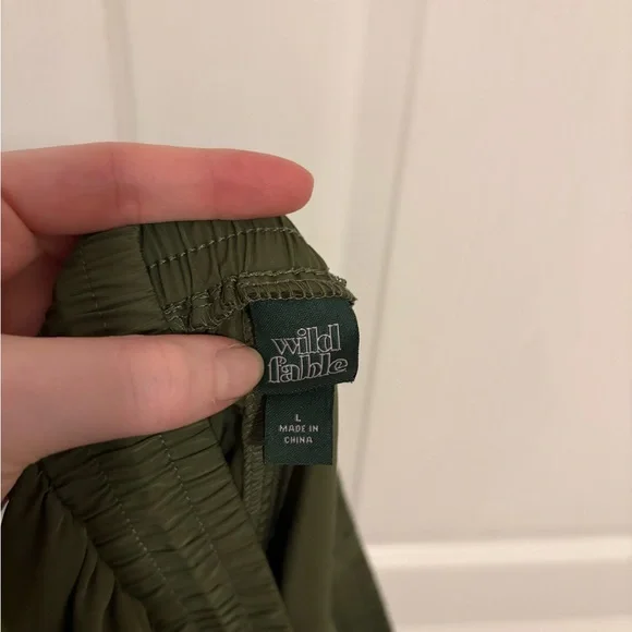 Wild Fable Olive Green Elastic Waist Pants - Picture 5 of 5